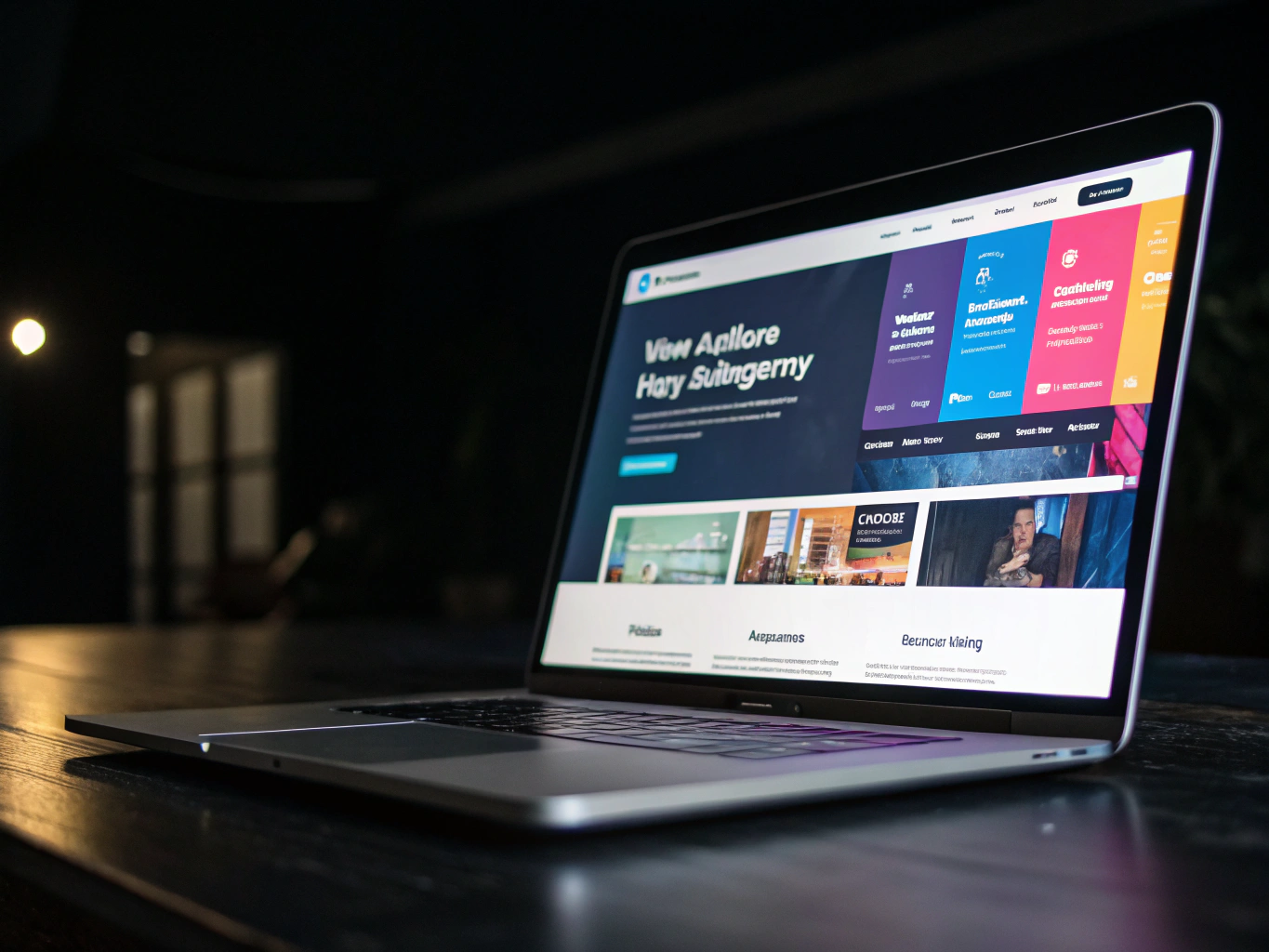 Quantum Web modern agency website design